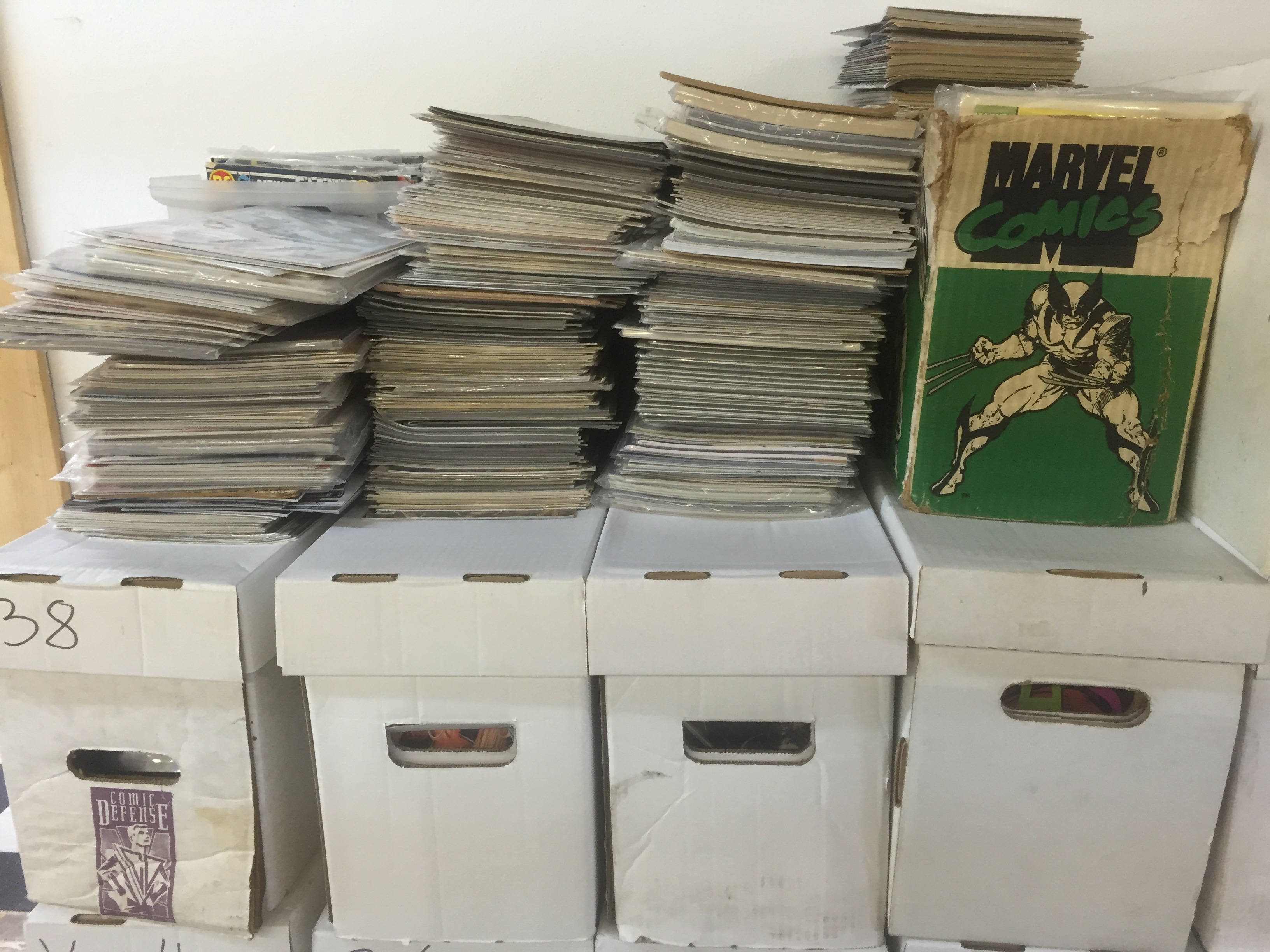 Comic Book Short Boxes at Mammoth Comics