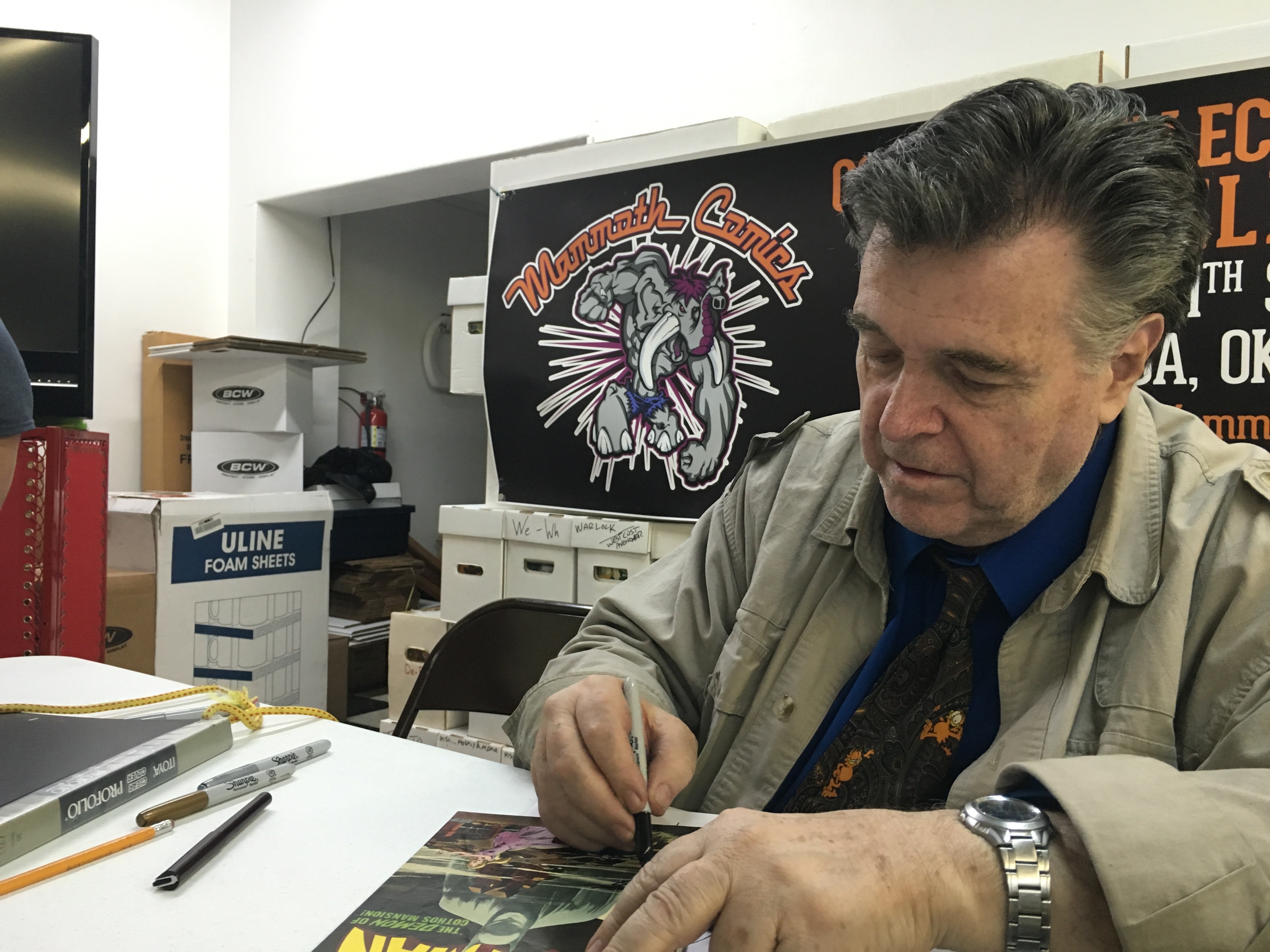 Neal Adams at Mammoth Comics
